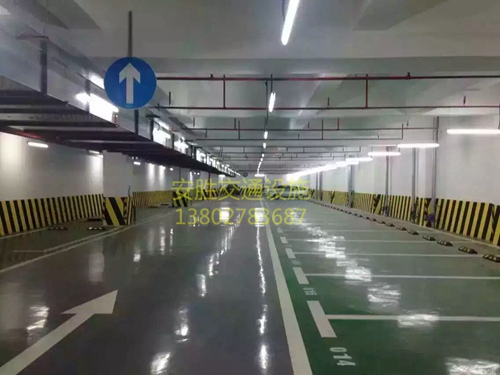 停车场划线工程11